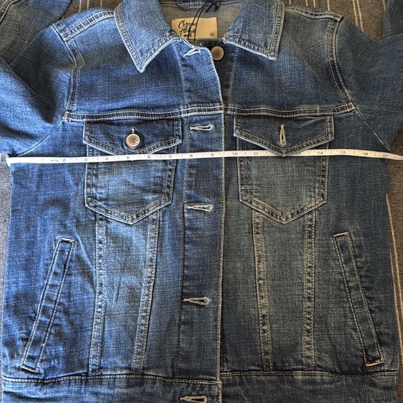 Cosmic blue love denim jacket - Picture 8 of 9